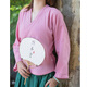 照本堂女装国风汉服茶人服饰新款40支新裾长衣W12142 青柠 s
