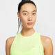 耐克女子速干跑步背心秋季反光透气NIKE SWIFT DRI-FIT HQ0621 701微黄绿/银 M