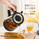 OUMETE constant temperature tea kettle, tea kettle, spray steam tea kettle, health pot, glass thermal insulation tea kettle OMT-PC1051 (dual network)