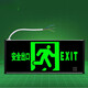 Gongma New National Standard Safety Exit Sign LED Fire Emergency Light Plug-in Emergency Evacuation Escape Channel Sign Light New National Standard Plug Type-Single-sided Safety Exit-