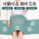 Jingyan mugwort hot compress blanket, moxibustion blanket, electric heating mattress, mugwort physiotherapy hot pack, body-warming electric blanket for home use, mugwort cervical pillow, embroidered purple, linen breathable upgraded model QAD-YZD mugwort pillow model 60*150 10-level temperature control