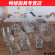 Huaanjia stainless steel frying basket frying sieve frying basket filter screen Sieve Dianwu snack snack basket frame small fried blue 12595cm thick net mini blue