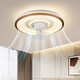 V-POWER bedroom fan light integrated intelligent remote control LED lamp restaurant ceiling light with fan Guangdong Zhongshan lamp 9904-J Phnom Penh-96W Aurora-360 shaking head without any installation