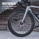 洛克兄弟（ROCKBROS）公路车碳纤维T700自行车105电变气动破风弯把碟刹竞赛车 粉色(禧玛诺R7170套件) 定制尺寸联系客服