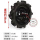 Micro tillage machine 4008 solid tire 3506 solid shaft rotary tiller rubber solid tire set 23 axle 350-6 solid wheel one