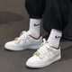 耐克（NIKE）女鞋2025夏季Dunk Low低帮复古板鞋运动鞋休闲鞋DH9765 DV1160-100米白红金属扣 36.5