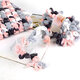 Neue Fingerwolle Donut Strick-Ohrgarn DIY Medium Dicke Wolle handgestrickt