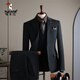 Woodpecker (TUCANO) Plaid Suit Men's Business Casual Banquet Wedding Dress Professional Formal Suit Men's Suit Host Gray Plaid (suit + trousers) XL 52 (125-138 Jin Jin equals 0.5 kg)