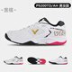 
VICTOR Victor Badminton Shoes P9200TD Male and Women's Non-Slip and Wear-resistant Sports Shoes Bright White/Dark Blue Jade Gray 37