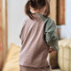 Diseños de nidos para bebés ropa casera para niños de primavera y otoño de primavera y otoño pajama de ragamas y niñas camisetas bayas de algodón de bambú de bambú (camiseta de manga larga delgada) 90 (altura recomendada 80-92cm)