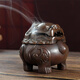 Auspicious beast Suanni plate incense burner alloy antique furnace indoor incense burner home decoration creative ornaments craft gifts antique style Suanni plate incense burner