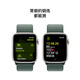 Apple/苹果 Watch SE 智能手表GPS款44毫米星光色铝金属表壳湖绿色回环式运动表带MXFG3CH/B