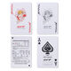 GYT Little Bee Playing Cards GYT plastic playing cards double-sided frosted waterproof washable playing cards PVC material narrow 689 wide version red