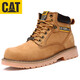 Carter Cat Herrenschuhe Goodyear große gelbe Stiefel Martin Boots Baustelle Arbeitsstiefel Sicherheitsarbeitsschutz Schuhe Stahl Zehen Anti-Smashing Männer gelb 38