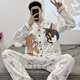 韦戒睡衣男生少年感男2025年春秋季新款长袖动漫男士大码青少年可外穿 【9923】 L 3L 【建议165-195斤】