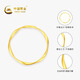 China Gold (CHINA GOLD) Mobius Gold Bracelet Women's 999 Pure Gold Bracelet Birthday Gift for Girlfriend and Wife Gold Bracelet Ring 54 Gold Weight Approximately 4.2g