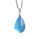 Core fragrance natural aquamarine pendant for women high quality blue crystal pendant for girlfriend birthday gift with rope