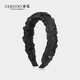 Cercoo cherry woven handmade simple high-ceiling temperament high-end wide hair hoop hairpin headband headband for women as a gift for girlfriend