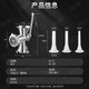 Jingyan manual meat grinder household sausage filling machine hand-cranked minced meat machine sausage machine sausage stuffing machine stuffing tank meat sausage artifact LXP10 meat grinder sausage enema + noodle squeezing + grinding head meat and vegetable grinding multi-functional all-in-one machine