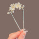 Joy of Two Worlds Flower Hairpin Ladies' Easy Hair Comb Insert Hair Accessories into the Back of the Head Ancient Style Hairpin Camellia U-shaped Hairpin