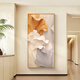 Long time no see home Daye entrance hall decorative painting modern simple entrance corridor aisle mural abstract art hanging painting