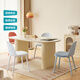 
Lin's Home Dining Chair Household Stool Backrest Chair Rental Small Apartment Living Room Household Lin's Wood Industry LS841S1 [Blue] LS841S1-D Dining Chair