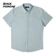 Blackmonday Summer Pure Cotton Oxford Camisa Hombres Algodón de algodón de manga corta Moda sin hierro Versátil Versátil Camisa formal