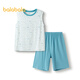 
Balabala children's vest set summer air conditioning suit boys and girls pajamas small middle and big children's home clothes 208225171203