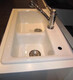 
Kohler K-3885T-2SD-0 Indi integrated tank cast iron kitchen basin 3886 sink vegetable wash basin