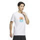 Adidas men's clothing, fashion, comfortable and versatile casual, breathable round neck short-sleeved sports T-shirt IP3888 IS0271 M