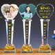Kaijing Graduation gifts for teachers Creative Teachers' Day Gift Customized Photo Portrait Crystal Trophy Making Creative Souvenirs for Men and Women Thanks Teachers' Thanksgiving medals for the table Style Three