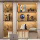BHM high-end light luxury general manager office ornaments handicrafts high-end atmospheric creative living room study wine cabinet decorations a pair of brushed vases
