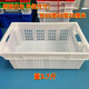 Pork cold storage special box commercial meat basket plastic basket rectangular cold storage freezing frame factory hotel transfer box fully sealed (length 60 width 40 height 20 cm) blue