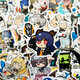 756 Arkenstücke von morgen umgebenden Emoticon Pack Hand Account Stickers Diary Handy Hülle Cartoon Dekorative Aufkleber 9 Kollektionen 756 Stücke (Aufkleber auf weißem Hintergrund)