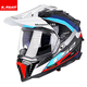 LS2 Carbon Faser Offroad-Zughelm-Motorradhelm Männer und Frauen Motorrad Vier Jahreszeiten Anti-Fog Dual Lens MX701 Kohlefaser 6K-Lan Open Mund 3xl (61-62)