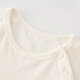 GARDEN CITY baby nightgown spring and autumn pure cotton double layer jacquard male and female baby anti-kick quilt nightgown one-piece children's long-sleeved pajamas apricot weight about 210g, 20-24 degrees can be worn alone 120cm pullover