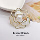 QUAMER Luxurious and atmospheric small fragrance style high-end rose exquisite women's brooch fixed clothes rose