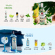Les cinq vins de base principaux de Bacardi, le rhum, la vodka, la tequila, le whisky, le gin, le vin vaporeux, la combinaison de mélange, 3200 ml, 5 bouteilles, combinaison, spécifications, l'image principale est la base