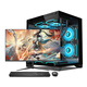Niutou 64G Memory Core i7 Liter 24 Core E-Sports Desktop Computer 4060 E-Sports Host Huhn essen unabhängige Display-Büro-Assembly Langer Subvention Home Game Design Computer-Maschine D: i9 Level 12 Kern 丨 32G 丨 1050ti 丨 Stabiles Hühneressen Single Host [2025 New Model + Five-Years Garantie]