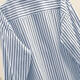 
Cypress Lapel Shirt 2025 Autumn New Women's Fashion Stripe Single Breasted Rotary Sleeve Top