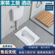 Anhua Sanitary Ware (annwa) Anhua ceramic squat toilet flush tank complete set home bathroom squat toilet toilet toilet deodorant single purchase water tank