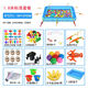 RSRDDY children's fishing pool magnetic toy set square park stall fishing pool shopping mall inflatable fish fishing 2.1 meters luxury package
