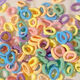 [Macaron] Nahtloses Kinderkopfseil -Haarring verletzt das Haar nicht das Haar Baby Gummi -Band kleines Mädchen Handtuch Haarseil nahtloser Kinderhandtuch Ring - 200 Farbe zufällige Rabatt
