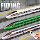 Yuanqi Lingli Remote Contrôle Railway à haut débit Train Train Fuxing Train à grande vitesse Modèle Alliage Train à haut débit Train Train Train Train Boy Version Remote Fuxing High-Speed ​​Railway - Red Golden Dragon [quatre Norme officielle