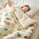 Disney Children's Quilt Autumn and Winter Thickened Baby Kindergarten Nap Quilt Newborn Baby Blanket Cover Cherry Pink Lamb Velvet Blanket Quilt 120X150cm Three-layer Quilt