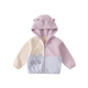 DAVE&BELLA children's polar fleece jacket girls' clothes hooded boys' tops 2025 autumn new children's clothing baby outerwear purple ready stock 100 cm (recommended height 90-100cm)