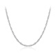 Fat Donglai quality platinum necklace plain ring PT950 platinum women's 18k clavicle chain fine plain chain versatile ingot chain starry sky 45cm