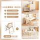 Senneng solid wood folding dining table cream style movable small-sized home Nordic retractable multi-functional dining table side cabinet 1.2 meters solid wood folding dining table + folding chairs *4