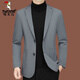 Woodpecker (TUCANO) casual suit men 2024 new men's business suit middle-aged single spring and autumn coat slim dad top men black ZJ9889 180/XL