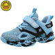 G.Duck Little Yellow Duck Shoes Net Net Shoes Summer Hollow Single Net Medium Large Large Sports Sports Sports Mesh Mesh Boy's Trendy Running 733 Sky Blue [Summer Hollow] 28